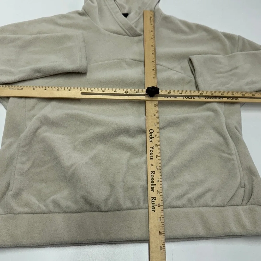 Nike Hoodie Women Medium Cream‎ Fleece CJ5760-008 Pullover Sporty Cozy